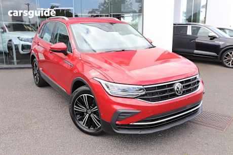 Red 2023 Volkswagen Tiguan SUV 110TSI LIFE F
