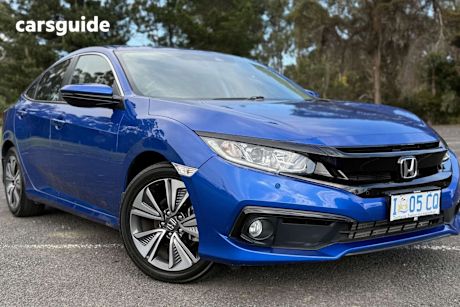Blue 2019 Honda Civic Sedan VTI-L F