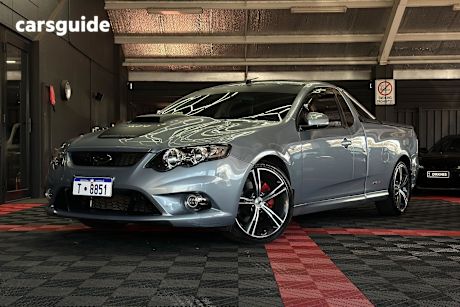 Blue 2008 Ford Falcon Ute Ute Tray XR8 R