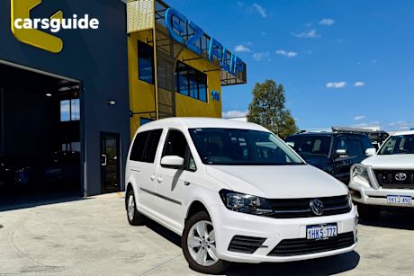White 2017 Volkswagen Caddy Wagon Maxi Trendline Tsi220