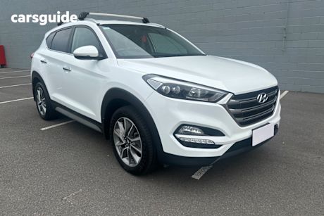 White 2018 Hyundai Tucson Wagon Elite (Fwd)