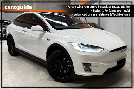 White 2019 Tesla Model X SUV LUDICROUS PERFORMANCE 4WD
