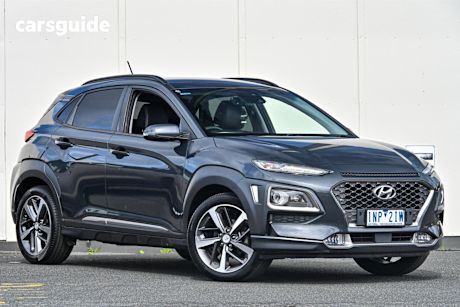 Grey 2018 Hyundai Kona Wagon Highlander
