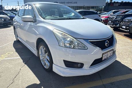 White 2013 Nissan Pulsar Hatch SSS F