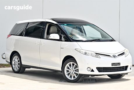 White 2011 Toyota Tarago Wagon Ultima V6