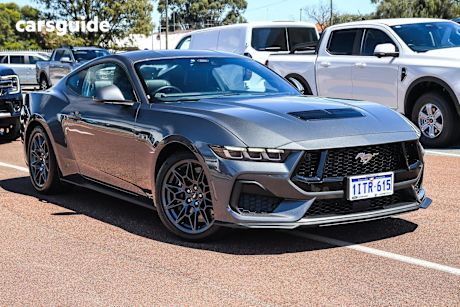 Grey 2025 Ford Mustang Coupe GT R