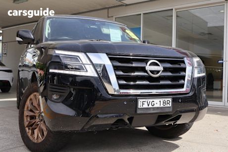 Black 2023 Nissan Patrol Wagon Ti (4X4)