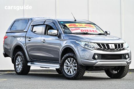 Grey 2017 Mitsubishi Triton Ute Tray GLS 4X4