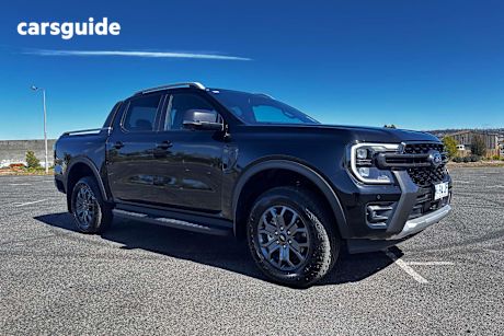Black 2025 Ford Ranger Ute Tray WILDTRAK 4X4