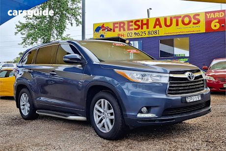 Blue 2014 Toyota Kluger SUV GX F