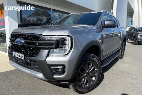 Silver 2023 Ford Ranger Ute Tray WILDTRAK 4X4