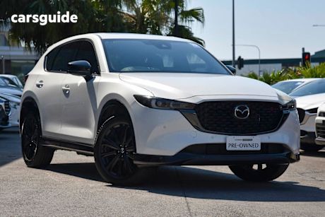 White 2023 Mazda CX-5 Wagon Gt Sp Turbo (Awd)