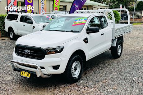 White 2020 Ford Ranger Ute Tray XL 4X4