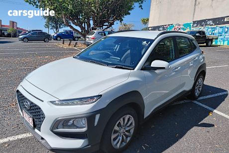 White 2019 Hyundai Kona Wagon Go (Fwd)