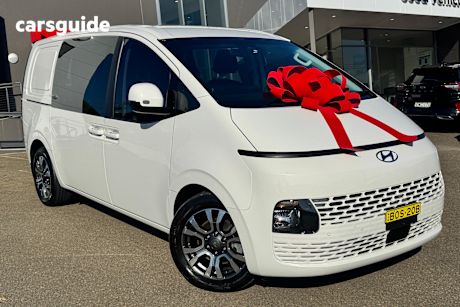 White 2023 Hyundai Staria Crew Van Load 5S 2.2D Twin Swing