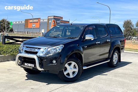 Black 2012 Isuzu D-MAX Ute Tray LS-U 4X4