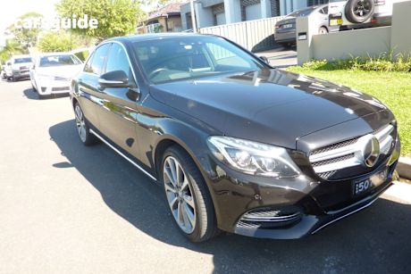 Black 2015 Mercedes-Benz C250 Sedan
