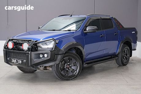 Blue 2021 Isuzu D-MAX Ute Tray X-TERRAIN 4X4