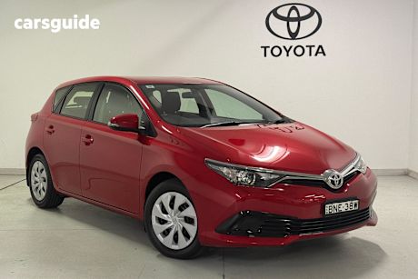 Red 2016 Toyota Corolla Hatch ASCENT F