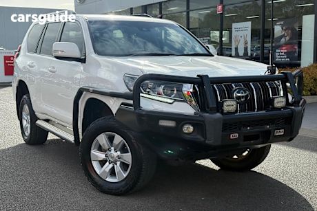 White 2020 Toyota Landcruiser Prado SUV GXL 4X4