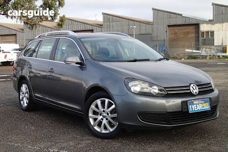Grey 2010 Volkswagen Golf Wagon 103 Tdi Comfortline