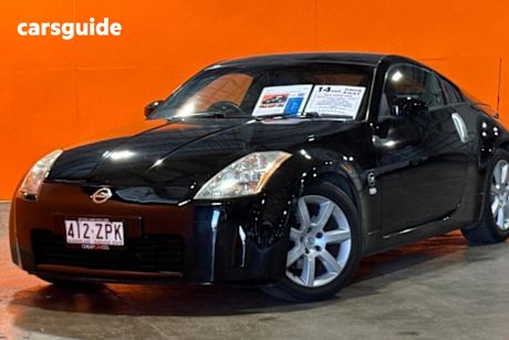 Black 2003 Nissan 350Z Convertible Roadster
