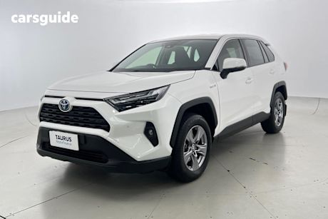 White 2024 Toyota RAV4 SUV GX F