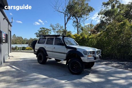 White 1994 Toyota Landcruiser SUV GXL 4WD