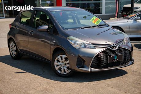 Grey 2015 Toyota Yaris Hatchback Ascent