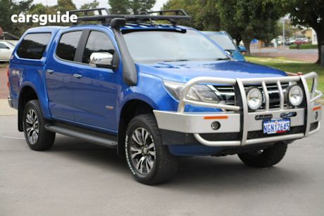 Blue 2018 Holden Colorado Crew Cab Pickup Ltz (4X4)