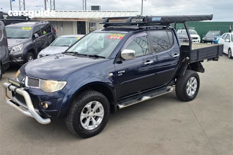 Blue 2012 Mitsubishi Triton Double Cab Utility Glx-R (4X4)