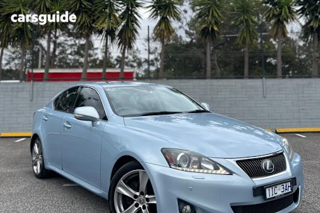 Blue 2010 Lexus IS250 Sedan Sports Luxury