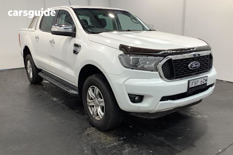 White 2021 Ford Ranger Double Cab Pick Up Xlt 3.2 Hi-Rider (4X2)