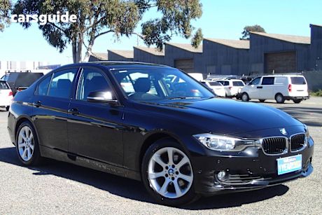 Black 2013 BMW 320I Sedan