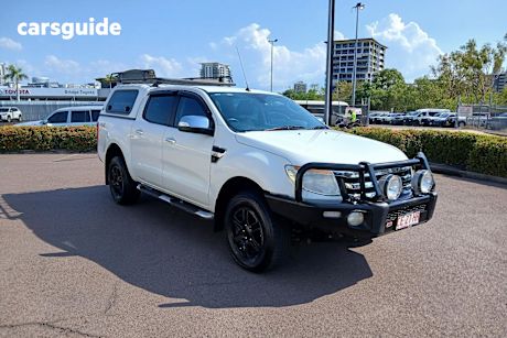 White 2015 Ford Ranger Ute Tray XLT 4X4