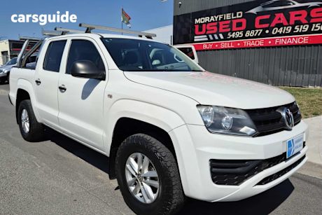 White 2018 Volkswagen Amarok Dual Cab Utility Tdi420 Core Edition (4X4)