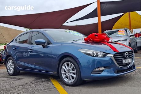 Blue 2017 Mazda Mazda3 Sedan NEO F