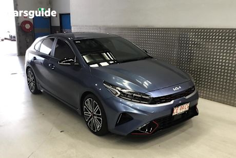 Blue 2022 Kia Cerato Hatch GT F