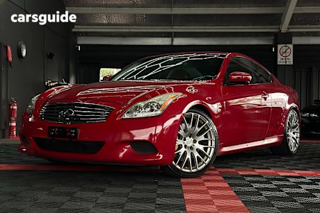 Red 2007 Nissan Skyline Coupe IFINITY G37S CKV36 2DR COUPE 7SP AUTO 3.7I