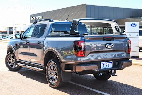 Grey 2025 Ford Ranger Ute Tray WILDTRAK 4X4