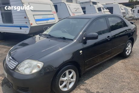 Black 2006 Toyota Corolla Sedan Ascent Sport