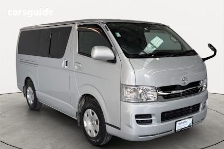 Silver 2008 Toyota HiAce Commercial