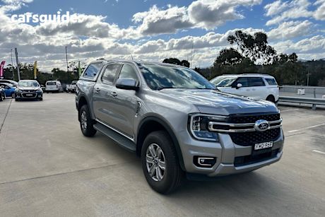 Silver 2024 Ford Ranger Ute Tray XLT 4X4
