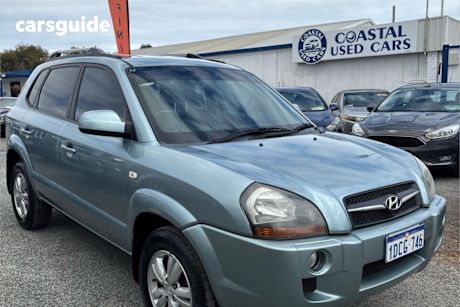 Blue 2009 Hyundai Tucson Wagon City Sx