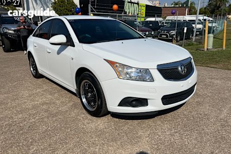 White 2012 Holden Cruze Sedan Cd
