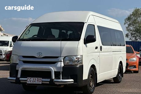 White 2016 Toyota HiAce Bus Commuter
