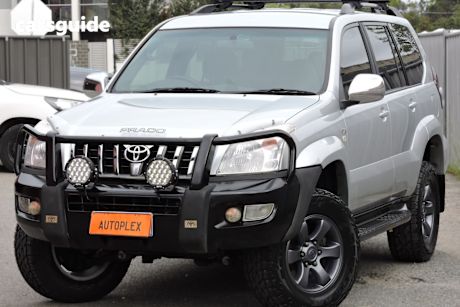 Silver 2007 Toyota Landcruiser Prado Wagon Gxl (4X4)