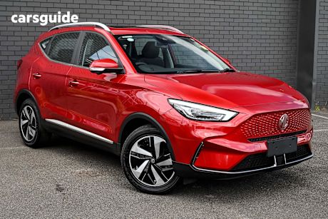 Red 2025 MG ZS EV SUV ESSENCE F