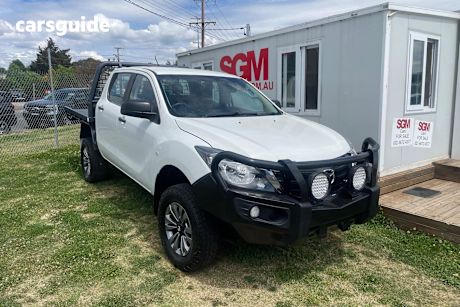 White 2018 Mazda BT-50 Ute Tray XT 4X4