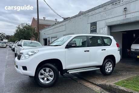White 2011 Toyota Landcruiser Prado Wagon Gx (4X4)